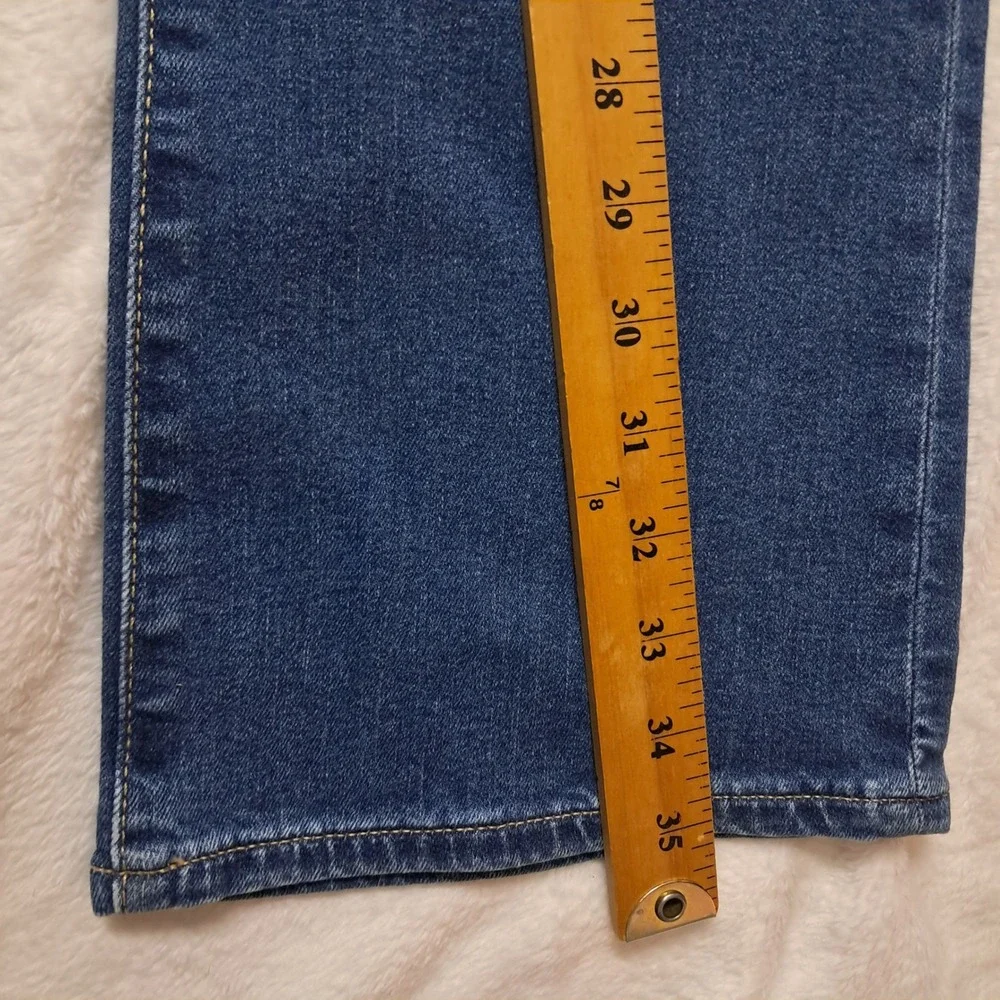 NWT Gap Baby Boot Jeans Womens 30/10 Tall Blue Mid Rise Medium WashStretch Denim